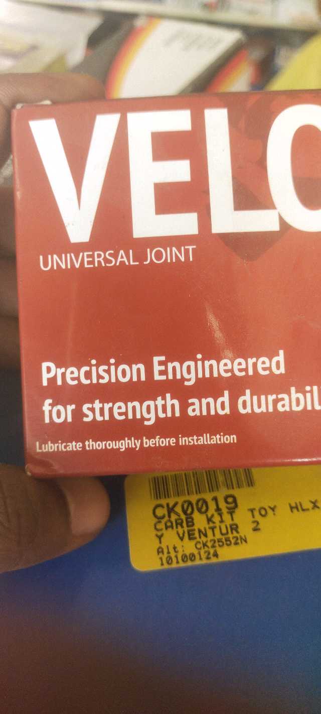 Universal joint velo