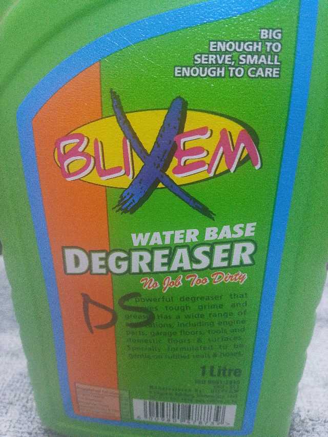 Blixem Water based Degreaser